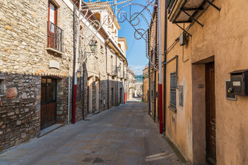 inside views of Pietra Perticara village , Potenza province, Basilicata