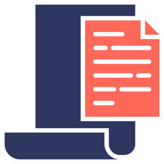 Obraz premium Paper Icon