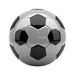 Fototapeta premium Soccer Ball, Black and White Football for Sport, Game, Training, Match, Isolated