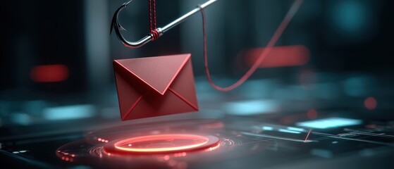 Phishing attack simulation cybersecurity training digital virtual environment close-up view awareness campaign