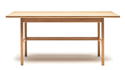 Fototapeta premium A wooden table with a white background
