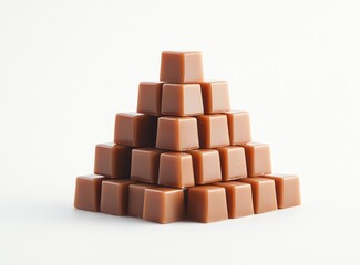 Pyramid of Caramel Candy