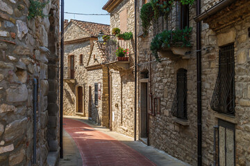 inside views of Pietra Perticara village , Potenza province, Basilicata