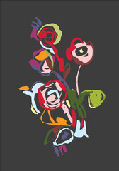 flower bloom abstarct