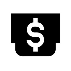 Dollar currency icon vector illustration