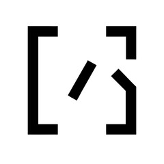 HTML Icon Vector Illustration