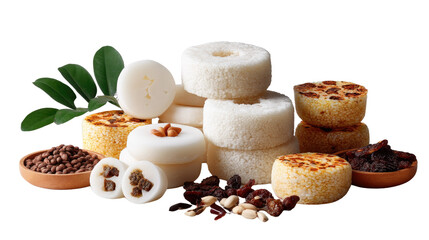 Delightful Culinary Delights: A mouthwatering arrangement of various culinary creations.