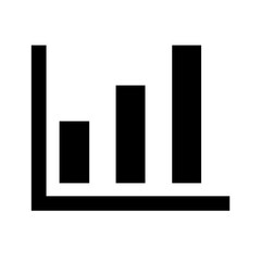 Analytics stats icon vector illustration