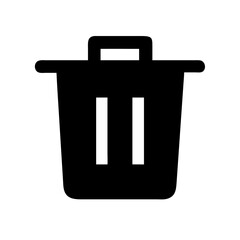 Trash bin icon vector illustration