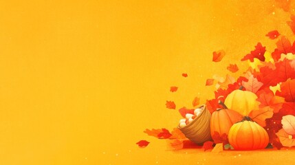 Autumn Harvest: A Thanksgiving Illustration