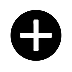 Fototapeta premium Add icon vector illustration