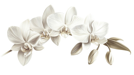 Elegant Orchid Flowers with Soft Lighting and Detail