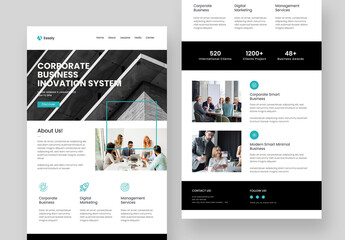 Corporate Business Email Newsletter Template