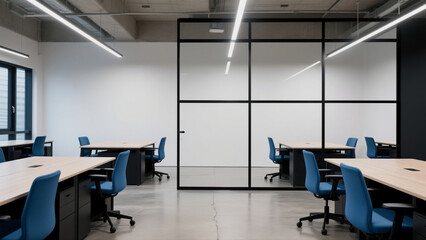 Modern Office Space Stylish and Cozy Workspace Design