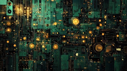 Intricate circuit board design