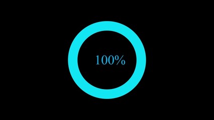 Loading circle, Progress loading bar circle icon 