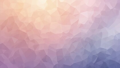 Abstract polygonal background with soft peach, pink, and lavende