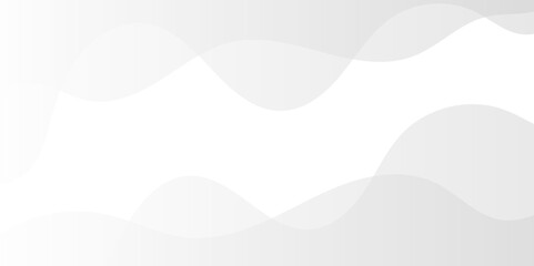 Fototapeta premium Gray White Abstract Paper Wavy Lines Background Texture Image Design with Smooth Curves. 