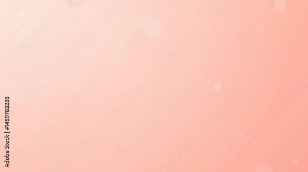 Poster soft peach background with bokeh