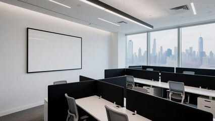 Modern Office Space Stylish and Cozy Workspace Design