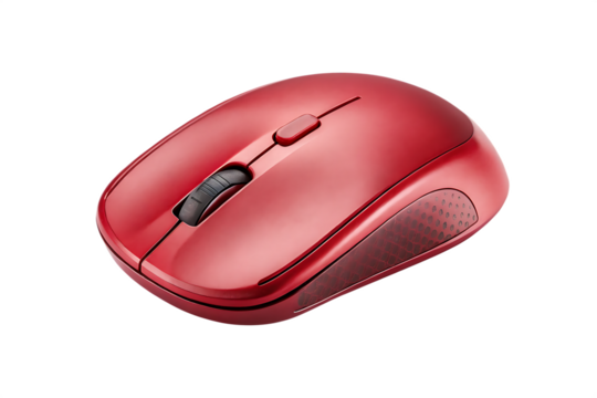 Wireless computer mouse isolated on white  background.PNG