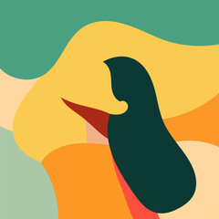 Modern Feminine Energy – Flat Design Illustration