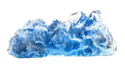 Fototapeta premium Glacial Iceberg Fragment Hyper Reali isolated on a transparent background