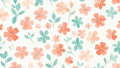 Floral pattern design digital art abstract background creative space aesthetic viewpoint nature inspired concept