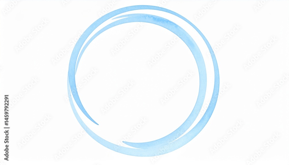 Poster creating a serene blue swirl design digital environment graphic content abstract concept modern aest