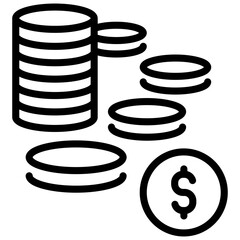 Cost Outline Icon