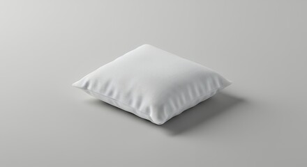 Naklejka premium White square pillow mockup