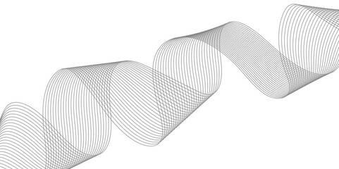 Abstract white background with a glowing abstract waves. Abstract wave element for design. Digital frequency track equalizer, Futuristic background design. Long exposure, Light painting photography.