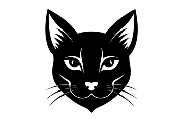black cat face