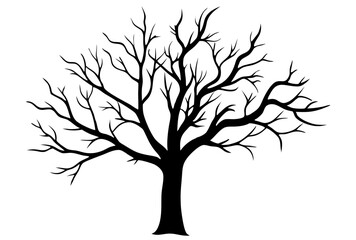tree silhouette vector