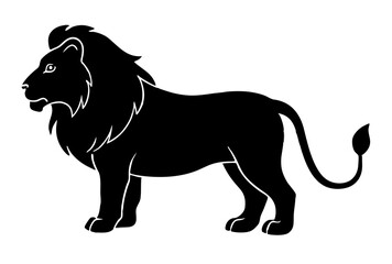 Obraz premium vector illustration of a lion