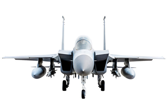 F 15 Fighter jet plane isolated on white background.PNG