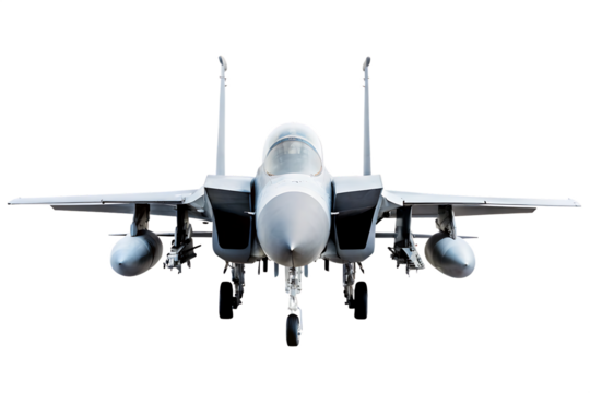 F 15 Fighter jet plane isolated on white background.PNG