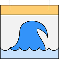 Calendar icon single vector illustration