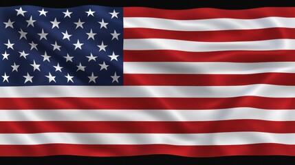 Fototapeta premium Stylish 4th of July Celebration Text Design