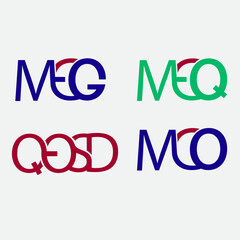 Simple design infinity initial letter  logo infinity icon vector business company emblem with outline rounds and letters letter s infinity logo, design, Vector, illustration, creative icon, template