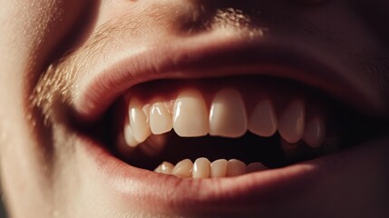 Naklejka premium Close-up Shot of Young Man Missing a Tooth