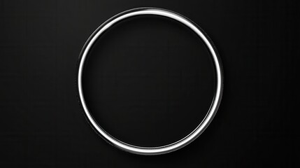 Circle silver frame. Neon lighting banner isolated on transparent background. Round glow and glitter effect vector design element illustration , no logos, no brands