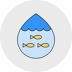 Fish icon single vector illustration
