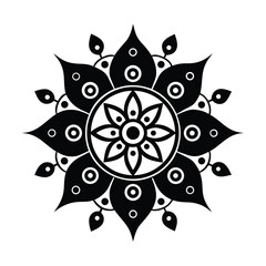spiritual rangoli symbols