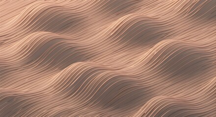 Obraz premium Clean isometric wave lines with depth illusion