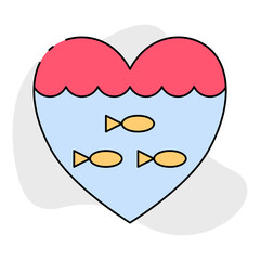 Fishing icon single vector illustration