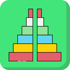 LGBT icon single vector illustration