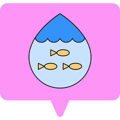 Fish icon single vector illustration