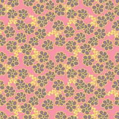 Trendy stylish Hand drawn floral pattern with paisley and indian flower motifs. damask modern style pattern , Design for fashion , fabric, textile, wallpaper , wrapping and all prints
