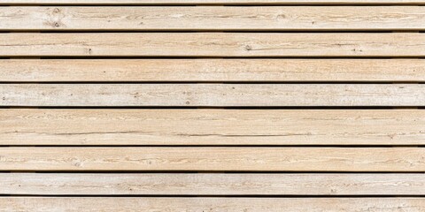 Obraz premium Light beige horizontal wooden planks
